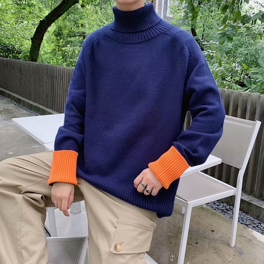 Suéter Holgado de Color Liso - Estilo Casual y Versátil - Image 34