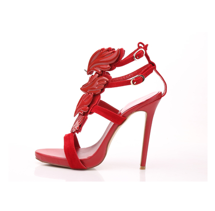 Sandalias Romanas de Verano con Alas y Strass Multicolor - Image 13