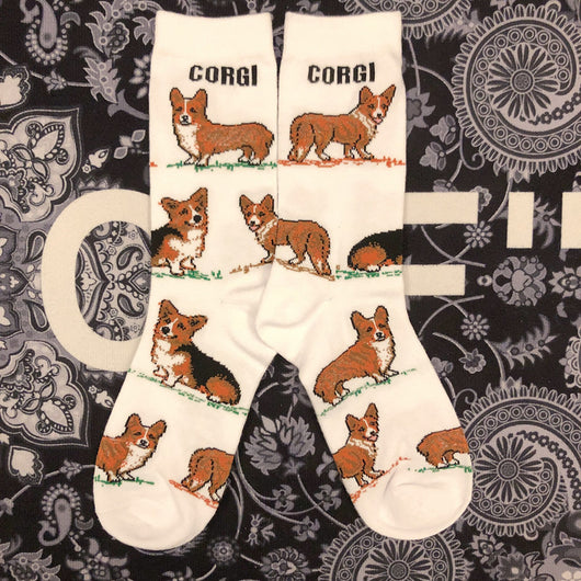 Calcetines Medianos Corgi 3D con Diseño de Trasero Adorable - Image 9
