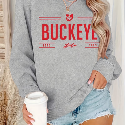 Sudadera Casual Ohio con Cuello Redondo para Mujer - Image 5