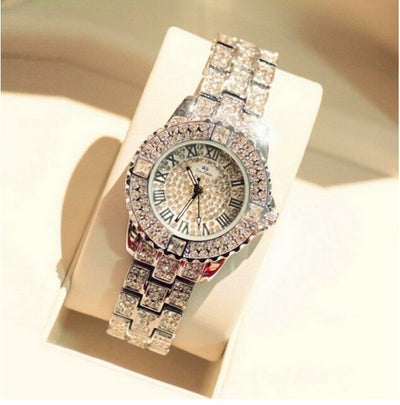 Reloj de Lujo para Mujer con Cristales y Diamantes - Pulsera Elegante de Cuarzo - Image 4