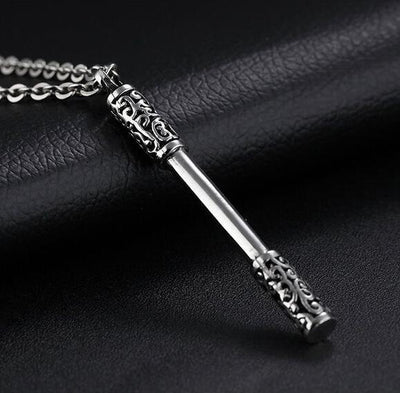 Collar de Aro Dorado en Acero Titanio