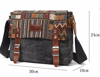 Bolso Diagonal Hombre Estilo Nacional - Image 11