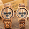 Reloj de Pareja en Madera y Cuarzo - Diseño Elegante Unisex