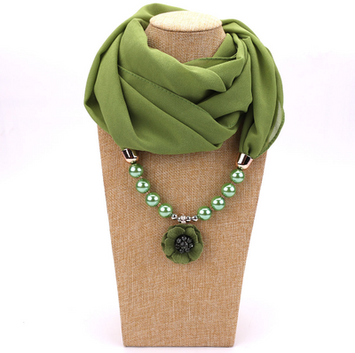 Collar Pañuelo de Gasa de Perlas - Image 18