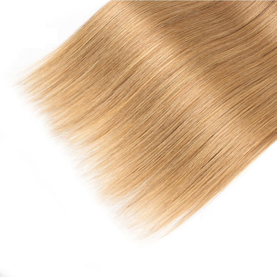 Peluca de cabello brasileño real T1b/27 - Efecto degradado natural - Image 5