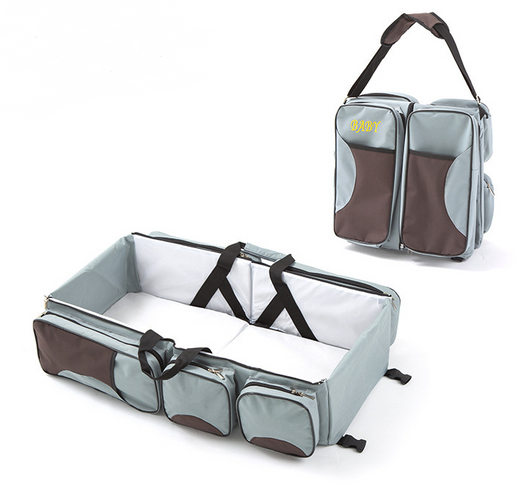 Cuna Portátil Multifunción para Bebé - Bolso Mami Convertible - Image 12