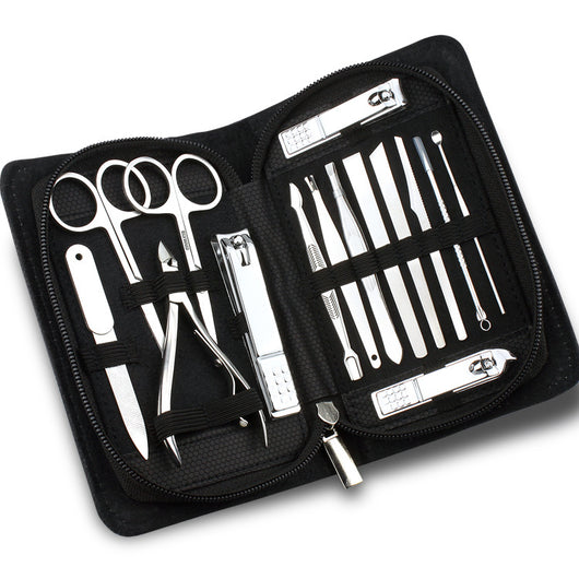 Juego de 15 Herramientas de Pedicura en Acero Inoxidable Profesional - Image 2