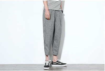 Pantalones Harem de Lino para Hombre - Image 4