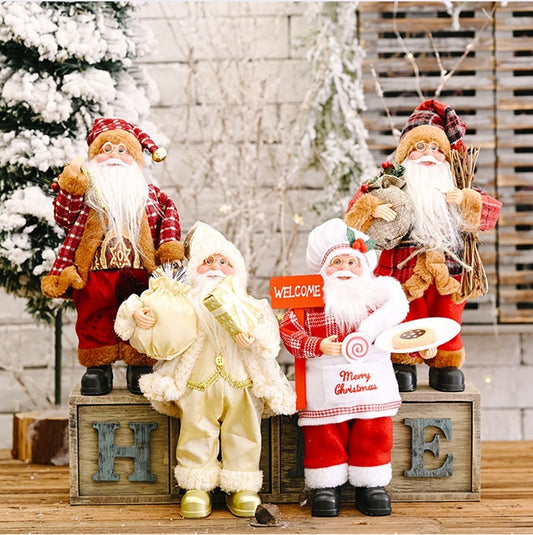 Figura Decorativa de Santa Claus de Pie