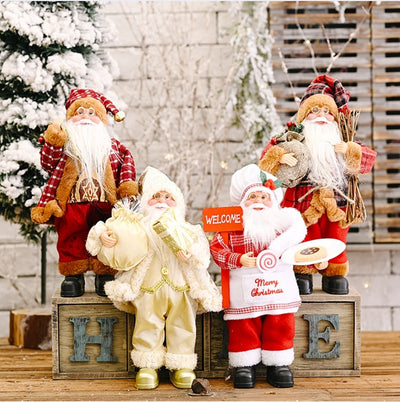 Figura Decorativa de Santa Claus de Pie