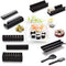 Kit Completo para Hacer Sushi en Casa - 5 Moldes Plásticos de Calidad