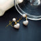 Aretes Elegantes de Perla y Corazón