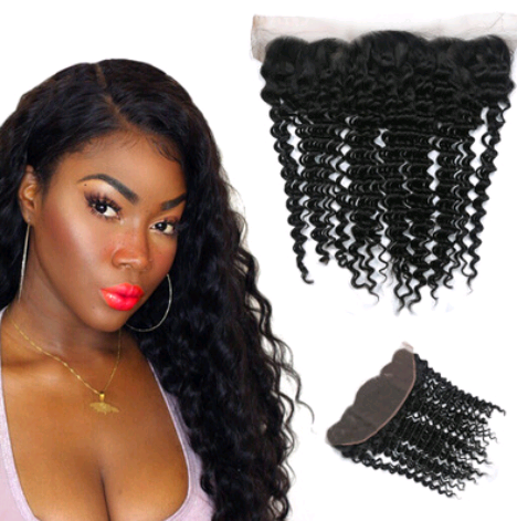 Peluca Frontal de Encaje 4x13 Cabello Natural - Bloque de Cabello Real