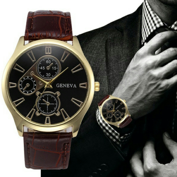 Reloj Pulsera Geneva Ejecutivo con Correa - Estilo Casual Profesional