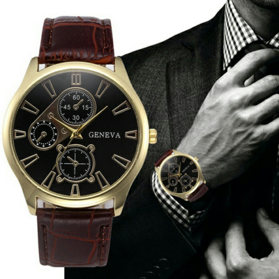 Reloj Pulsera Geneva Ejecutivo con Correa - Estilo Casual Profesional
