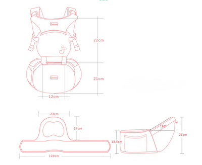 Cargador ergonómico multiposición para bebé - Image 4