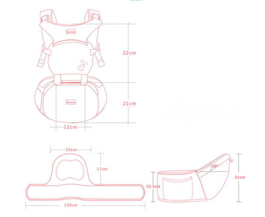 Cargador ergonómico multiposición para bebé - Image 4
