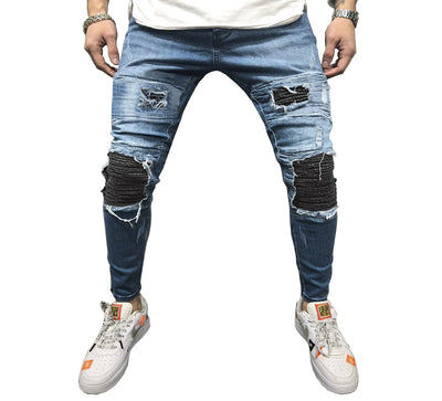 Jeans Azules Rotos para Hombre - Image 4