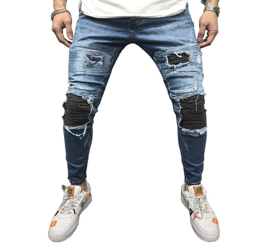 Jeans Azules Rotos para Hombre - Image 4