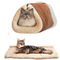 Túnel y Cama Nido para Gatos - Refugio Acogedor para Mascotas