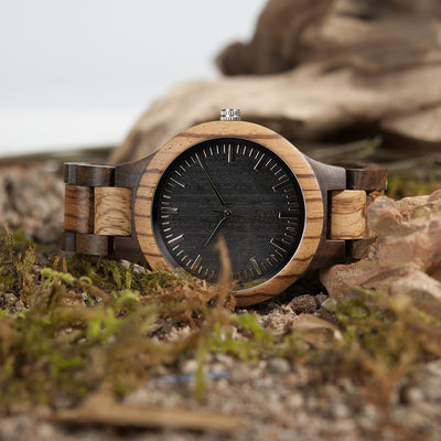 Reloj de Madera para Hombre Inter-Wood Quartz - Elegancia Natural - Image 9