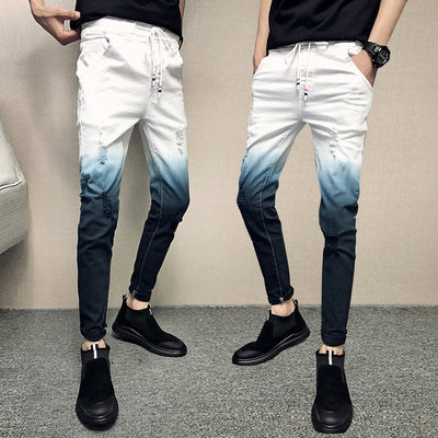 Pantalones de Patchwork Estampado - Image 4