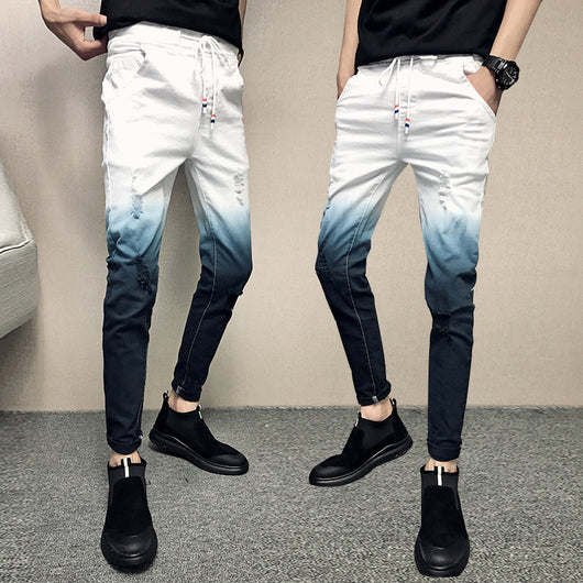 Pantalones de Patchwork Estampado - Image 4