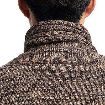 Cardigan de Algodón para Hombre - Suéter Tejido con Botones - Image 3