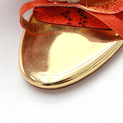 Tacones Altos para Mujer con Flores y Tiras Ajustables - Image 12