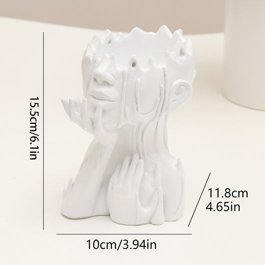 Maceta Decorativa Cabeza de Diosa en Resina - Diseño Medusa para Jardín - Image 8