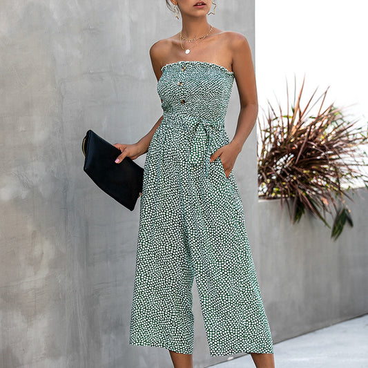 Jumpsuit para Mujer con Bolsillos de Pecho y Cierre Ajustable