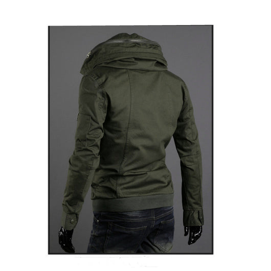 Chaqueta Táctica Versátil de Color Sólido para Hombre - Image 4