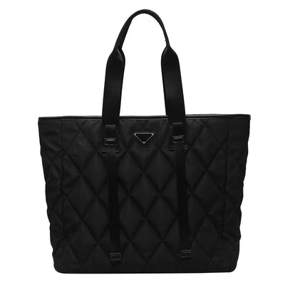 Bolso Grande de Nylon con Correa Simple - Image 3