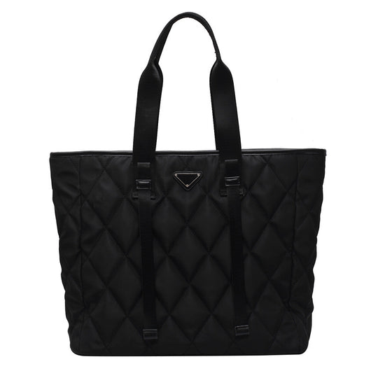 Bolso Grande de Nylon con Correa Simple - Image 3