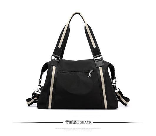 Bolsa de Viaje Plegable para Mujer - Diseño a Rayas Coreano - Image 12