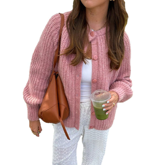 Suéter Camisero Minimalista de Manga Larga para Mujer - Image 4
