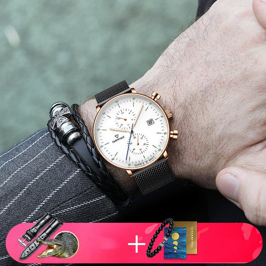 Reloj de Cuarzo Elegante sin Mecanismo - Image 20