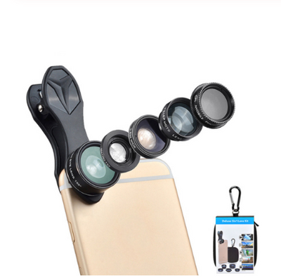 Kit de Lentes 5 en 1 para Celular: Fotografía Profesional Universal - Image 3