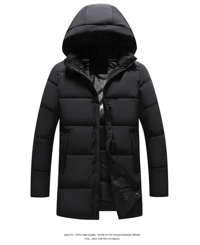 Chaqueta de Algodón Graphene para Hombre con Capucha Desmontable - Extra Gruesa y Moderna - Image 24
