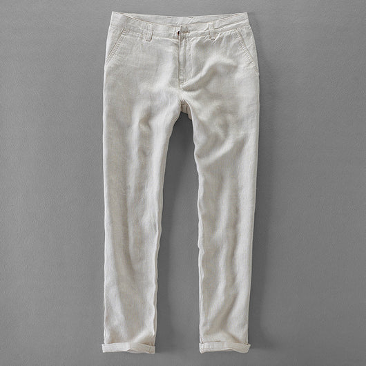 Pantalones de Lino Casual Cómodos y Transpirables - Image 6