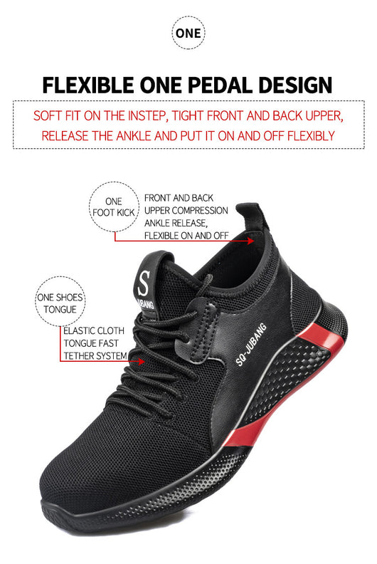 Zapatos de Seguridad Laboral con Puntera de Acero y Protección Antiperforación - Image 10