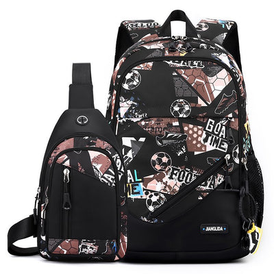 Set de Mochila y Bolsa Pectoral para Hombre - Image 8