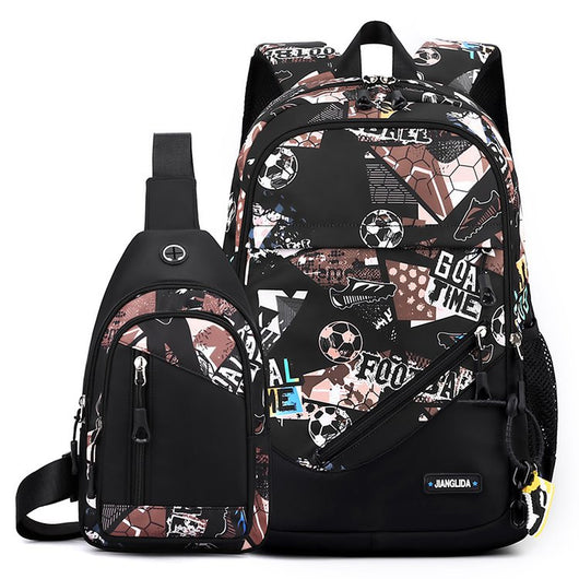 Set de Mochila y Bolsa Pectoral para Hombre - Image 8
