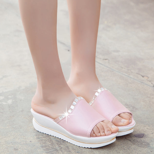 Sandalias de cuña para mujer