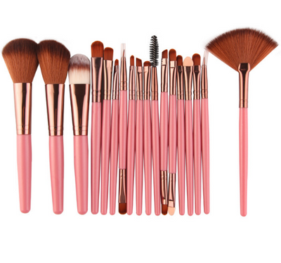 Set Profesional de 18 Brochas de Maquillaje MAANGE con Diseño Abanico - Image 6