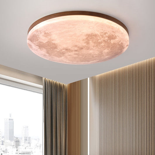 Lámpara LED de Techo Nórdica Moon - Luz Cálida para Dormitorio y Espacios Acogedores - Image 4