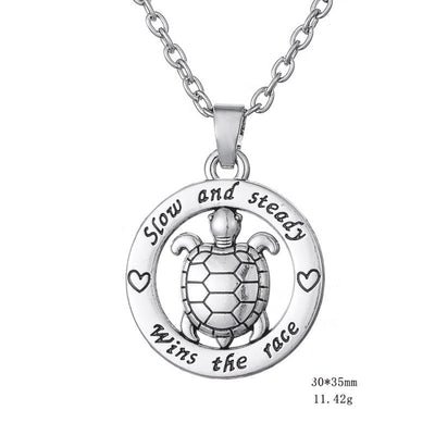 Collar con Colgante de Tortuga en Aleación de Zinc para Niña - Image 4