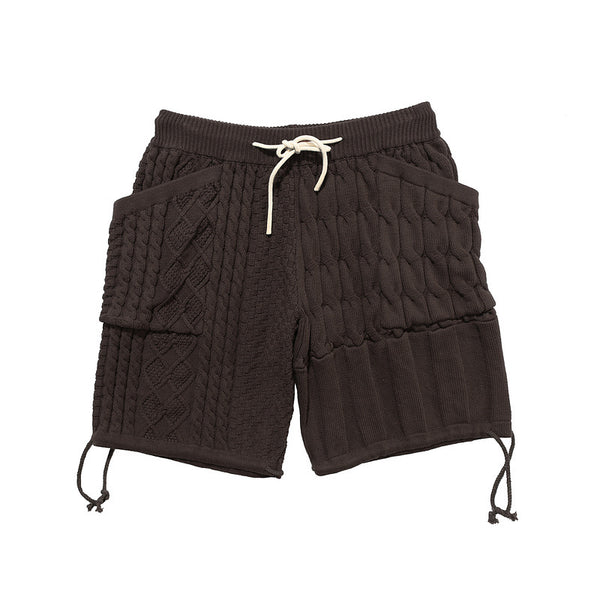 Shorts de Lana Gruesa con Bolsillos para Hombre