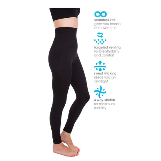Leggings Cintura Alta Moldeadores sin Costuras con Pretina Antideslizante - Image 3